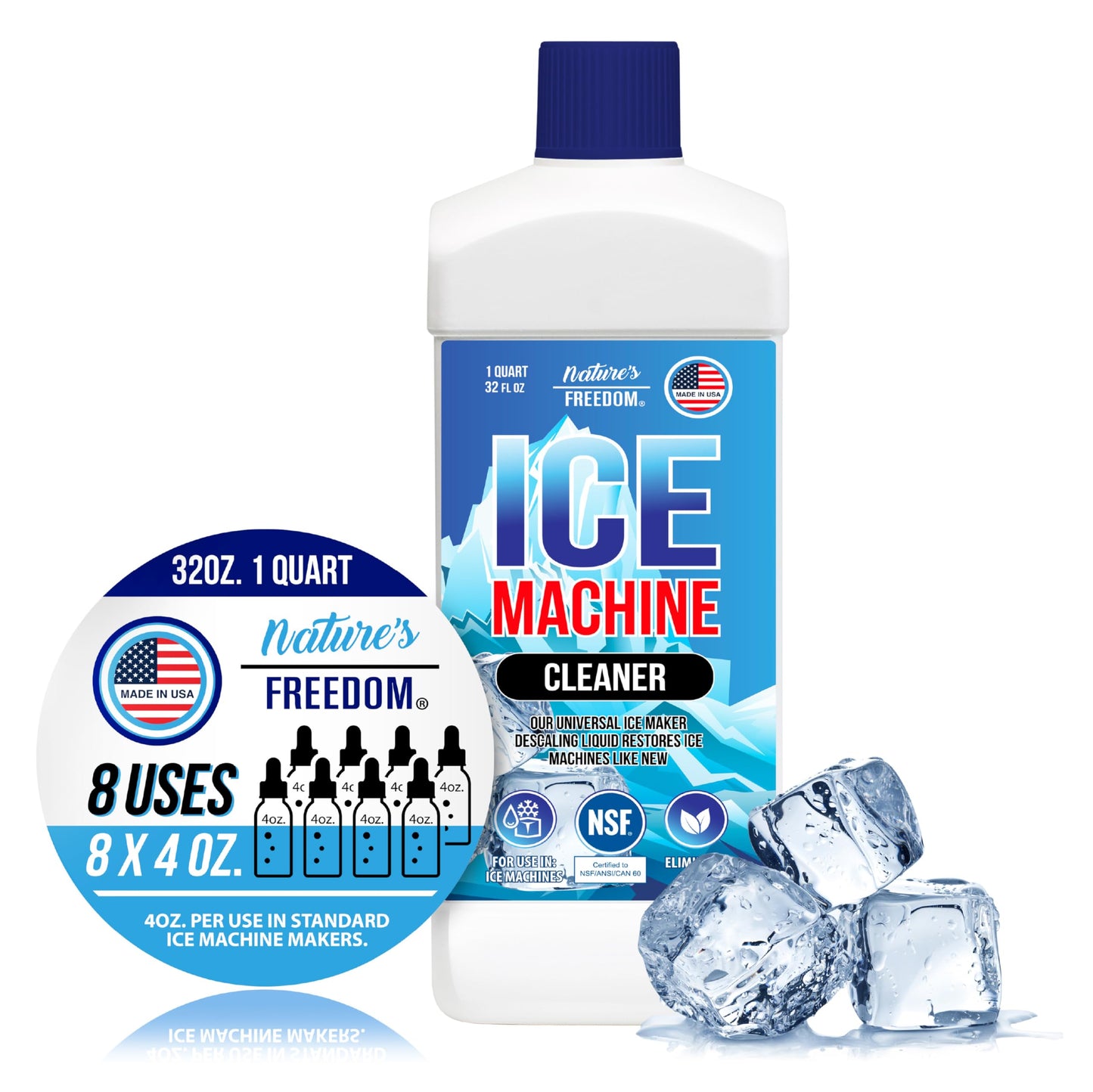 Nature's Freedom Ice Machine Cleaner