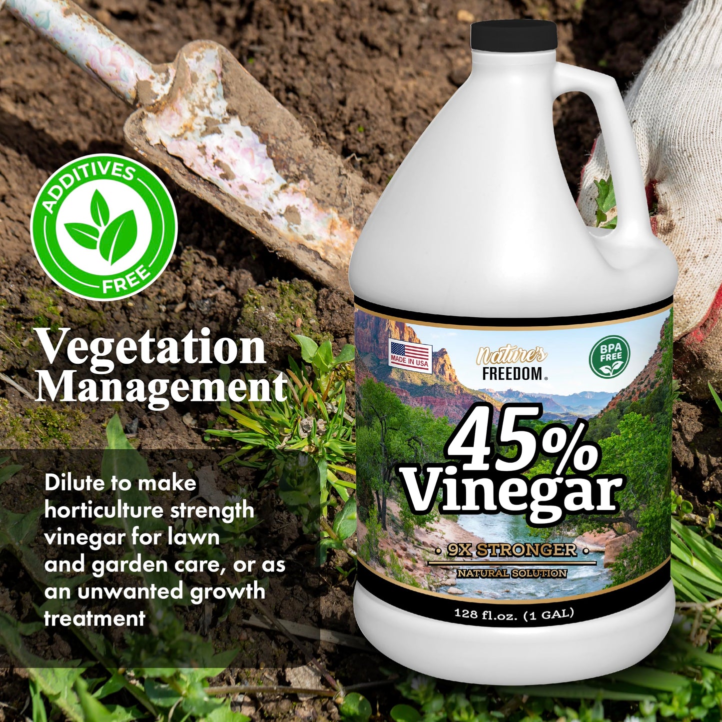 45% High Strength Vinegar (4Gallon) 9x Strength Multi-Purpose Solution