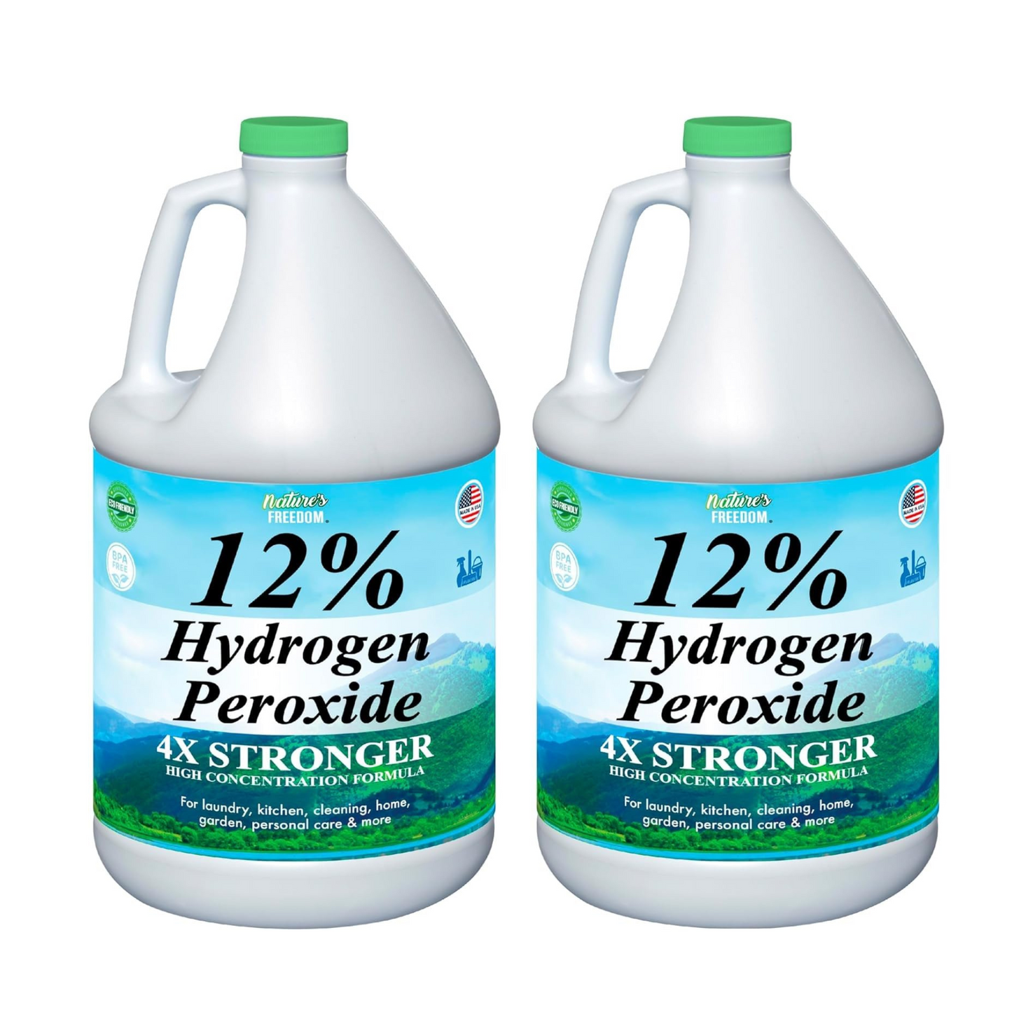 12% Hydrogen Peroxide, 2 Gallons