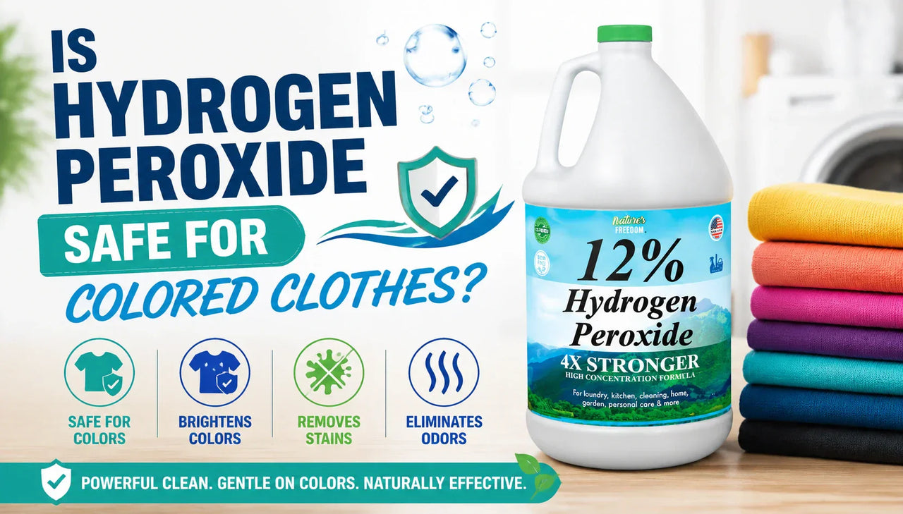 Is Hydrogen Peroxide Safe for Colored Clothes?