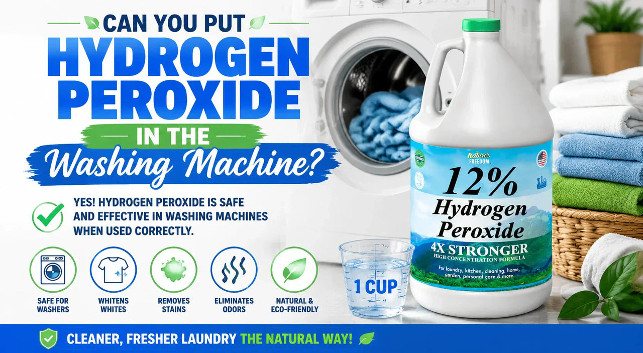 Can You Put Hydrogen Peroxide in the Washing Machine?