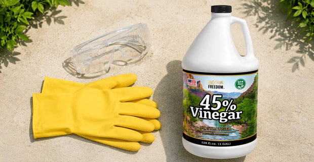 Will 45% Vinegar Burn Skin?