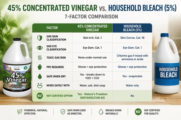 Is Concentrated Vinegar Dangerous?