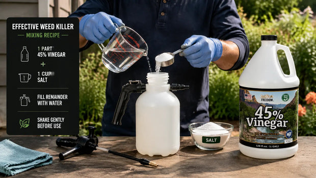 Vinegar and Salt Weed Killer: Does It Work?