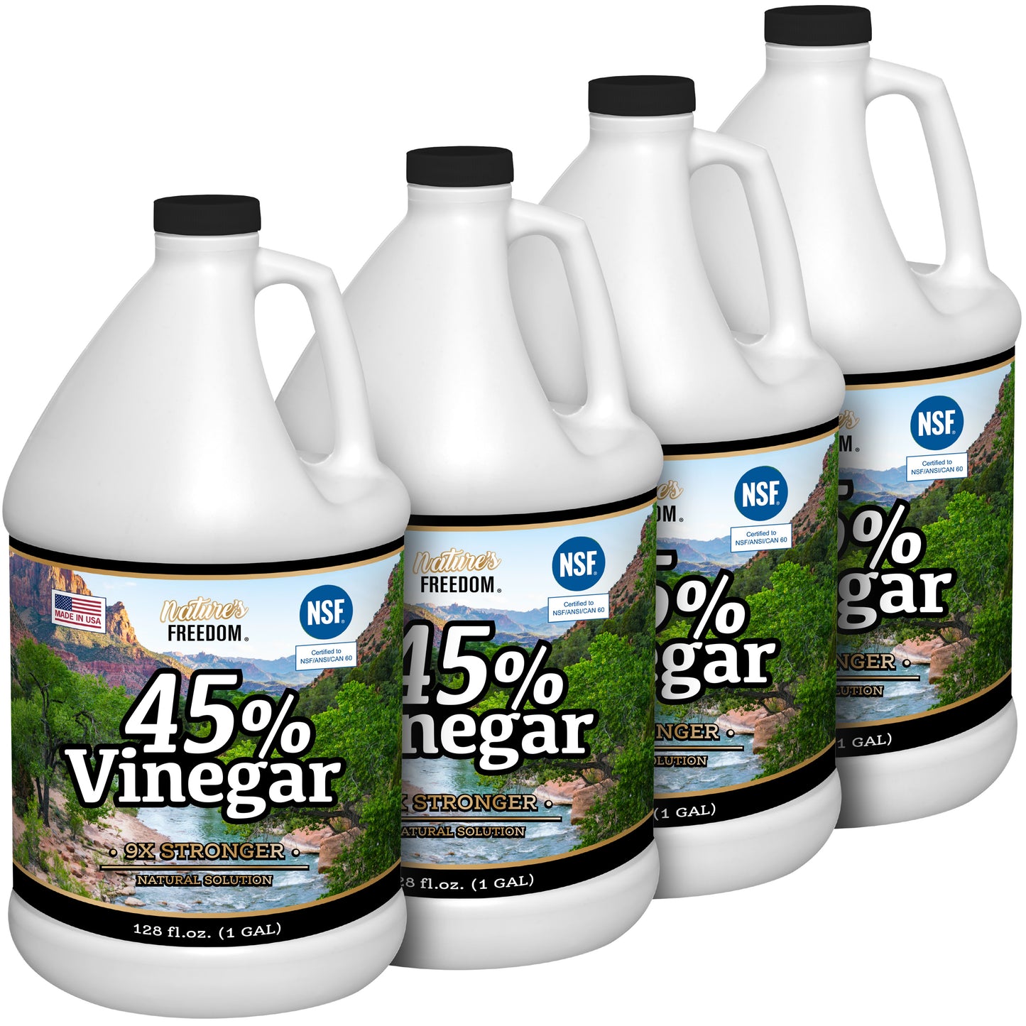 45% Vinegar Gallon - Natural Weed Killer and Concentrated Cleaner