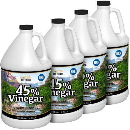 45% Vinegar Gallon - Natural Weed Killer and Concentrated Cleaner