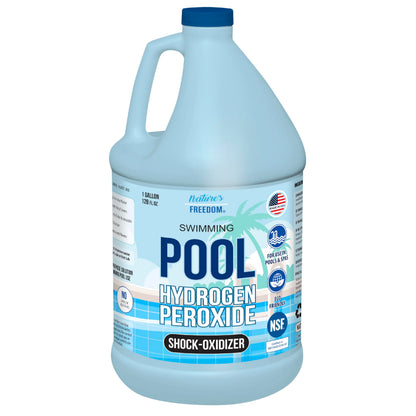 Nature's Freedom 12% Hydrogen Peroxide Pool & Spa Non-Chlorine Shock Oxidizer