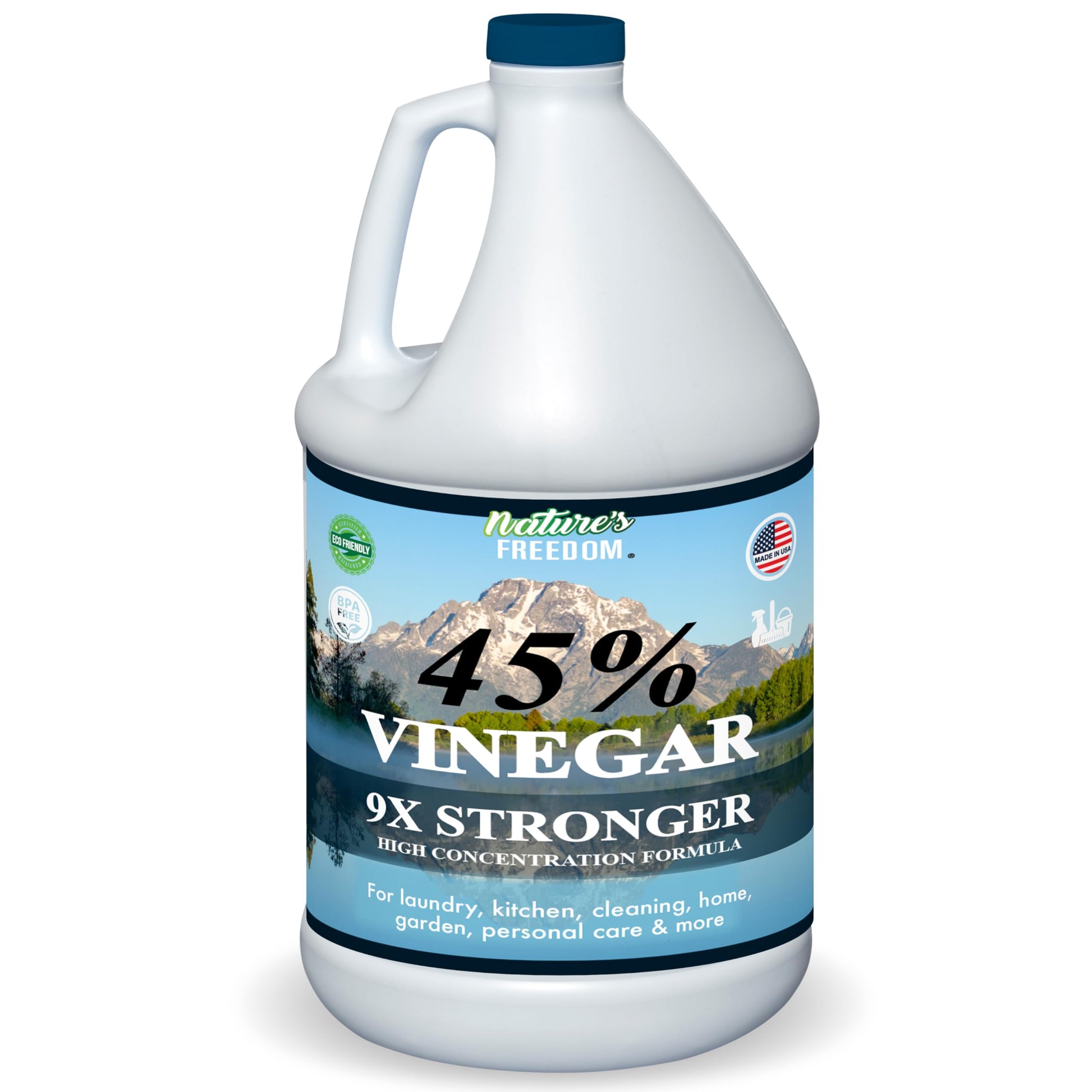 Nature's Freedom 30% Concentrated Vinegar - Heavy Duty Cleaning Formula