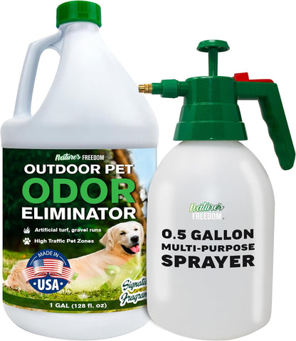 Outdoor Odor Eliminator with Pump Sprayer- 1 Gallon