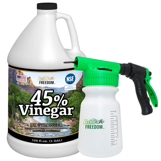 Nature's Freedom 45% Concentrated Vinegar - Industrial Strength Cleaning