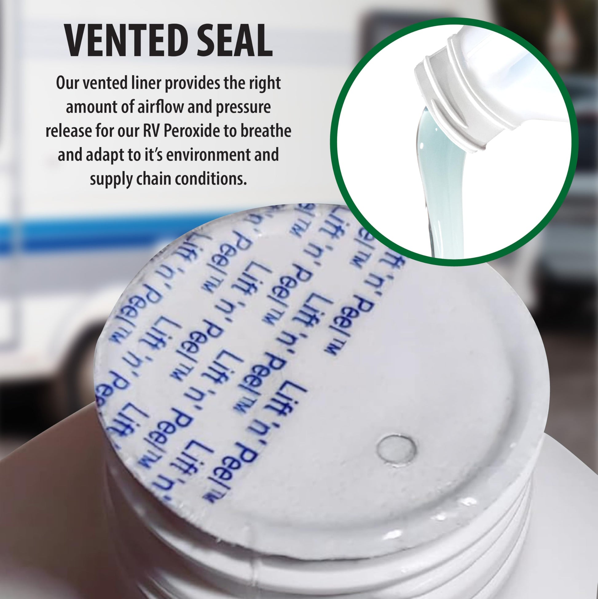 Nature's Freedom RV Hydrogen Peroxide - Sanitizes RV Fresh Water Tank