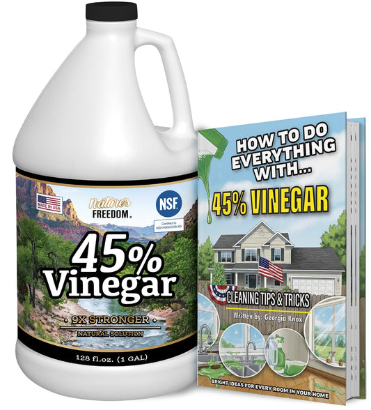 Nature's Freedom 45% Concentrated Vinegar 1 Gallon - Multi-Purpose Label