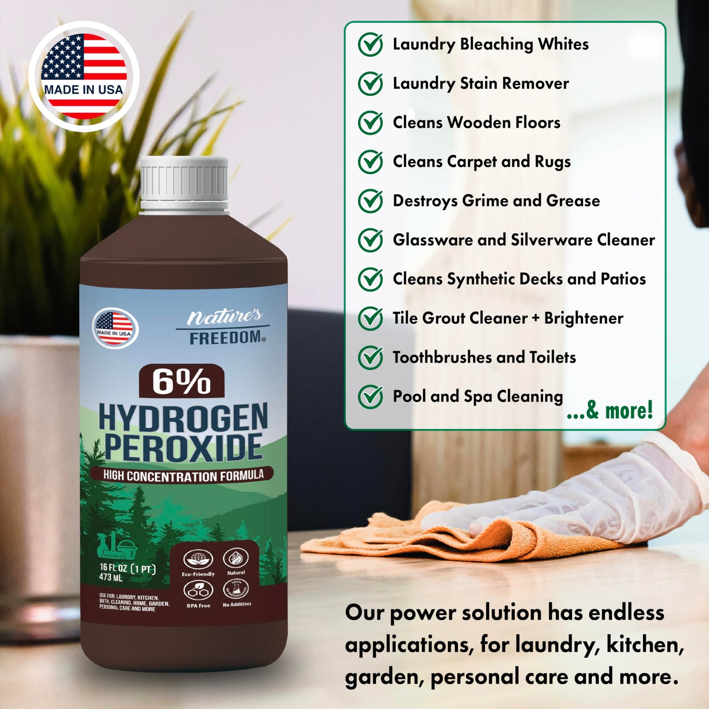 Nature's Freedom 6% Hydrogen Peroxide