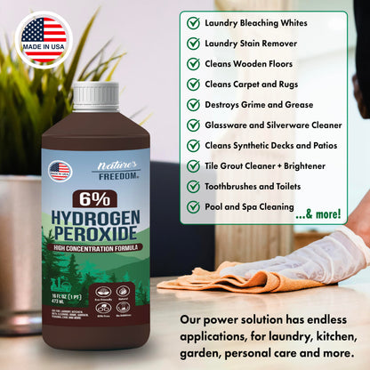 Nature's Freedom 6% Hydrogen Peroxide