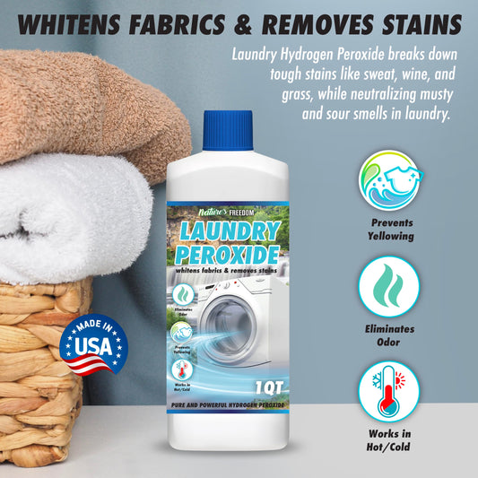 Nature's Freedom Laundry Peroxide - Product Label Detail