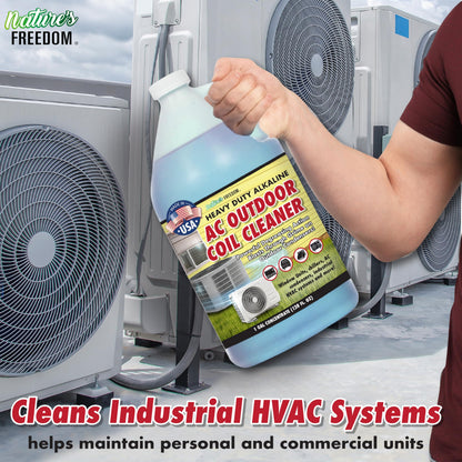 Nature's Freedom Heavy Duty Foaming HVAC Cleaner - No-Rinse Formula