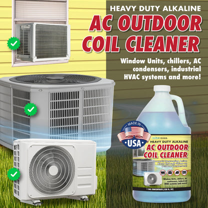 Nature's Freedom HVAC Heavy Duty Foaming Outdoor Coil Cleaner - Label Detail