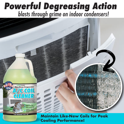 Indoor AC Coil Cleaner with Pump Sprayer - 1 Gallon