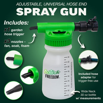 Indoor AC Coil Cleaner with Hose End Sprayer - 1 Gallon