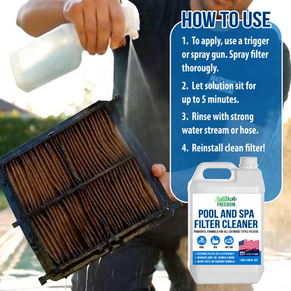 Pool and Spa Filter Cleaner -1 Gallon