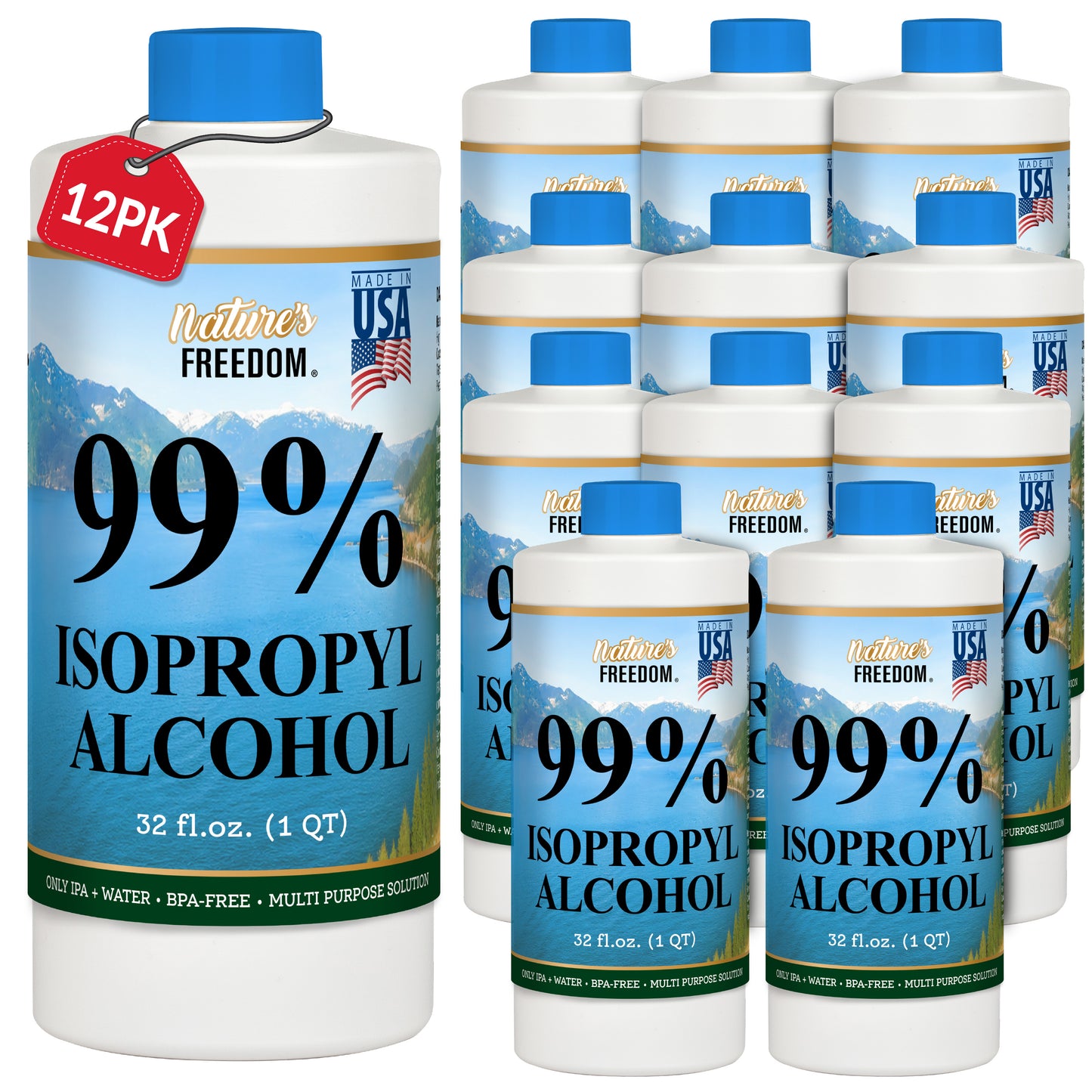 Nature's Freedom 99% Isopropyl Alcohol (IPA)