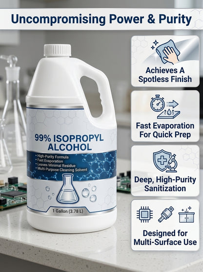 Nature's Freedom 99% Isopropyl Alcohol (IPA) with Pour Funnel