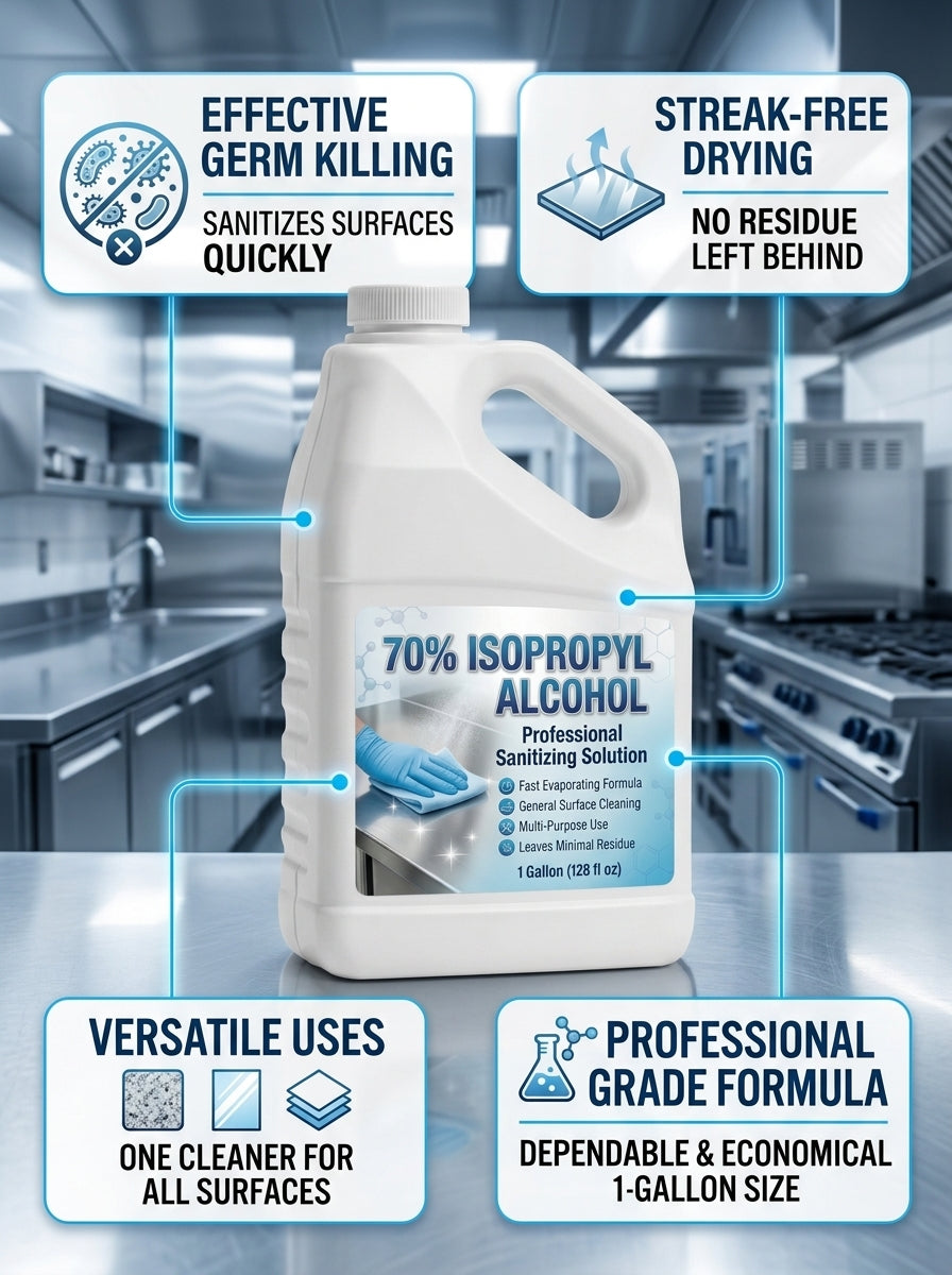 Nature's Freedom 70% Isopropyl Alcohol (IPA) with Pour Funnel
