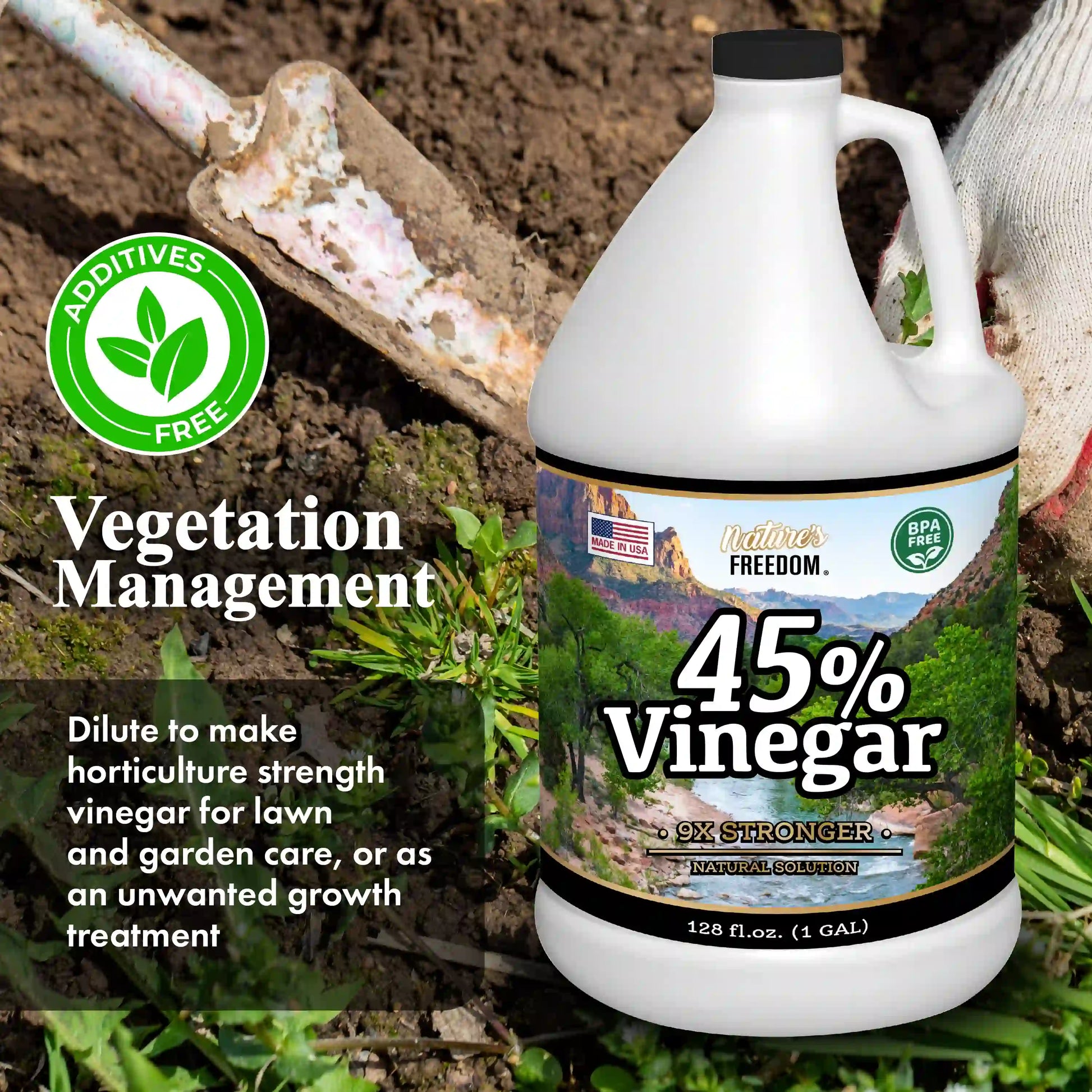 vinegar as a herbicide 45% Vinegar Gallon