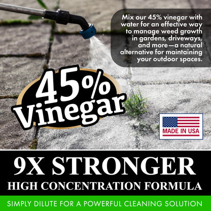 Nature's Freedom 45% vinegar weed killer for driveways and gardens