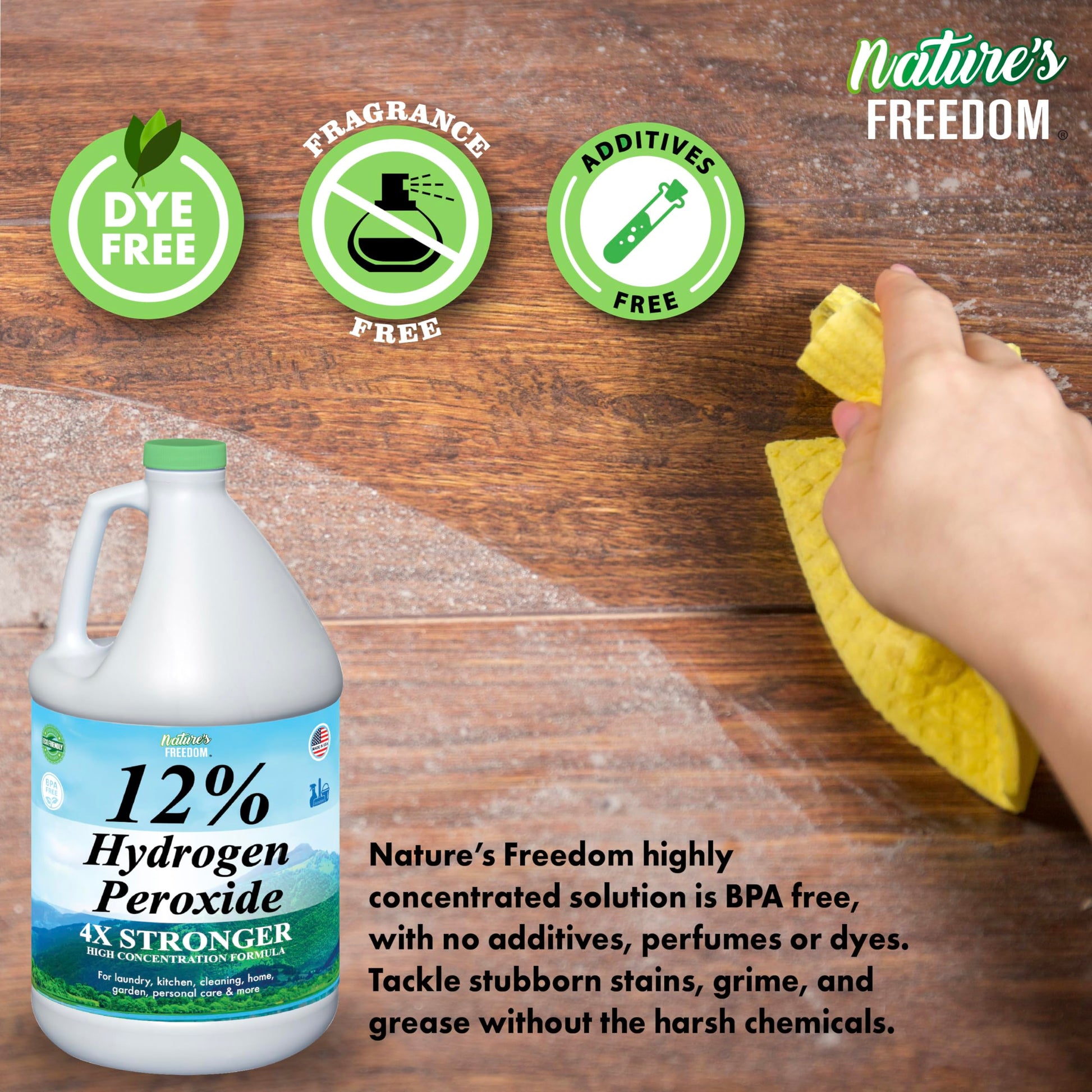 hydrogen peroxide herbicide 12% Hydrogen Peroxide, 1 Gallon – NaturesFreedom