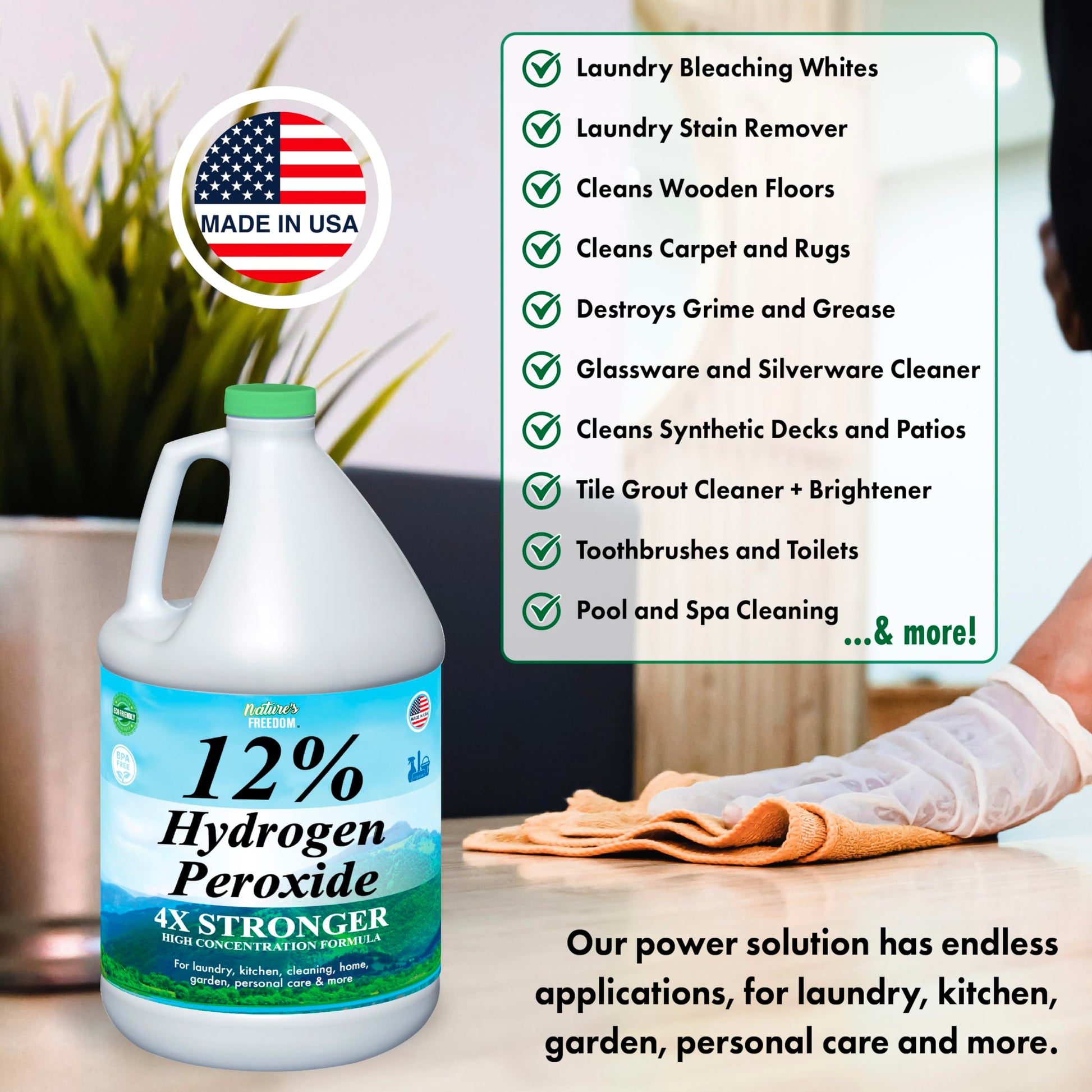 hydrogen peroxide herbicide 12% Hydrogen Peroxide, 1 Gallon